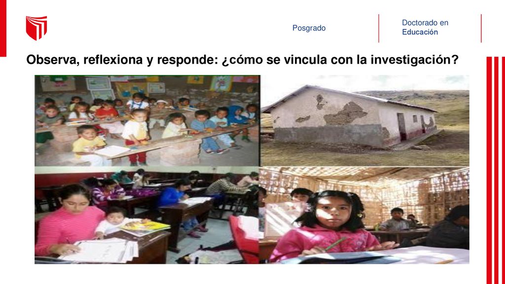 Observa, reflexiona y responde: ¿cómo se vincula con la investigación
