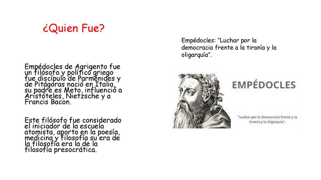 ¿Quien Fue Empédocles: Luchar por la democracia frente a la tiranía y la oligarquía .