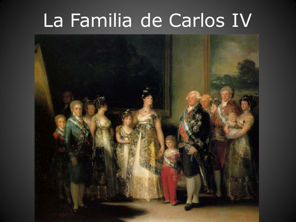 La Familia de Carlos IV