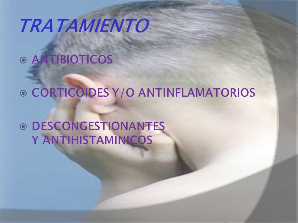 TRATAMIENTO ANTIBIOTICOS CORTICOIDES Y/O ANTINFLAMATORIOS