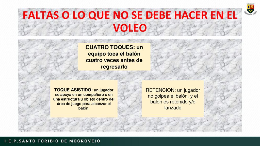 FALTAS O LO QUE NO SE DEBE HACER EN EL VOLEO