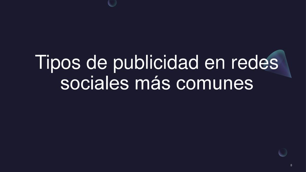 Tipos de publicidad en redes sociales más comunes