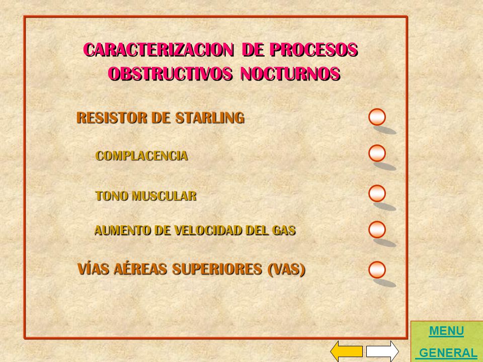 CARACTERIZACION DE PROCESOS OBSTRUCTIVOS NOCTURNOS