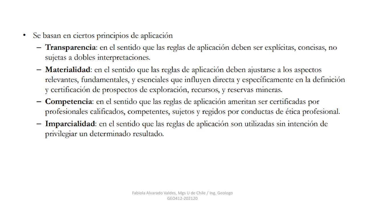 Fabiola Alvarado Valdes, Mgs U de Chile / Ing. Geologo GEO