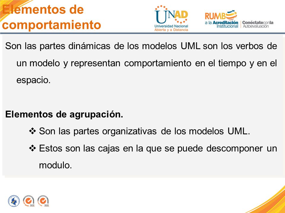 Elementos de comportamiento