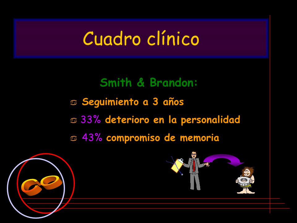 Cuadro clínico CO Smith & Brandon: Seguimiento a 3 años