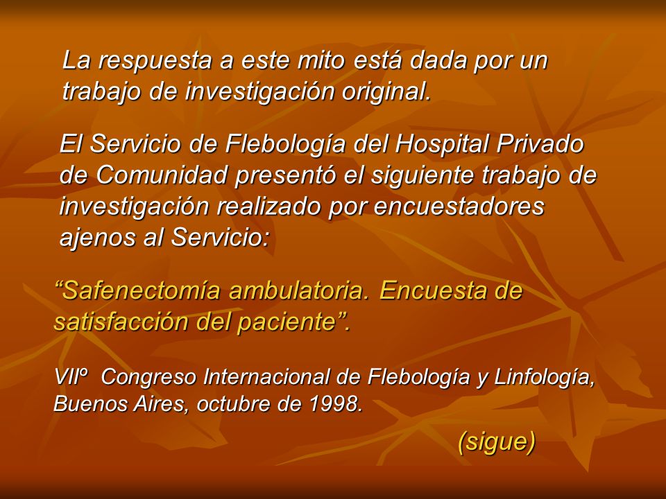 La respuesta a este mito está dada por un