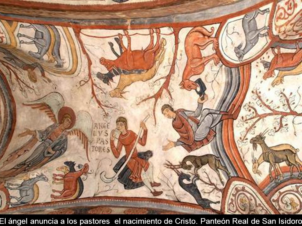 El ángel anuncia a los pastores el nacimiento de Cristo