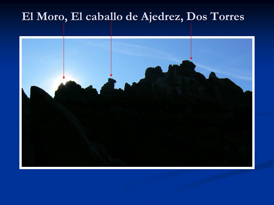 El Moro, El caballo de Ajedrez, Dos Torres