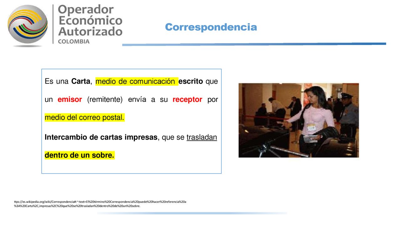 Correspondencia Es una Carta, escrito que medio de comunicación