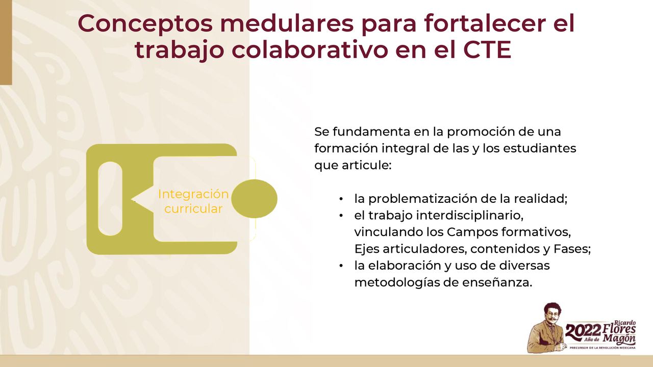 Conceptos medulares para fortalecer el trabajo colaborativo en el CTE