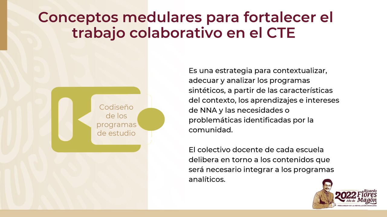 Conceptos medulares para fortalecer el trabajo colaborativo en el CTE