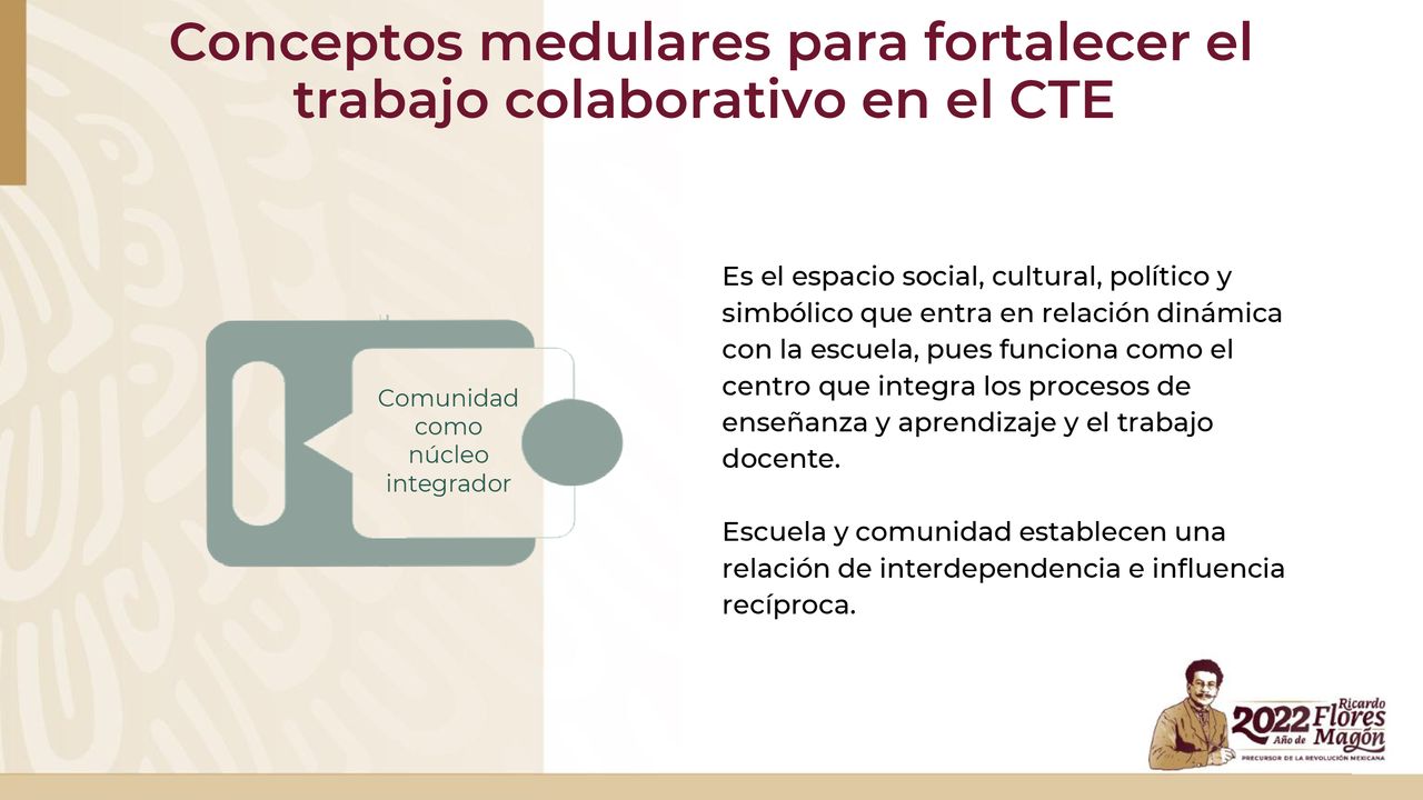 Conceptos medulares para fortalecer el trabajo colaborativo en el CTE