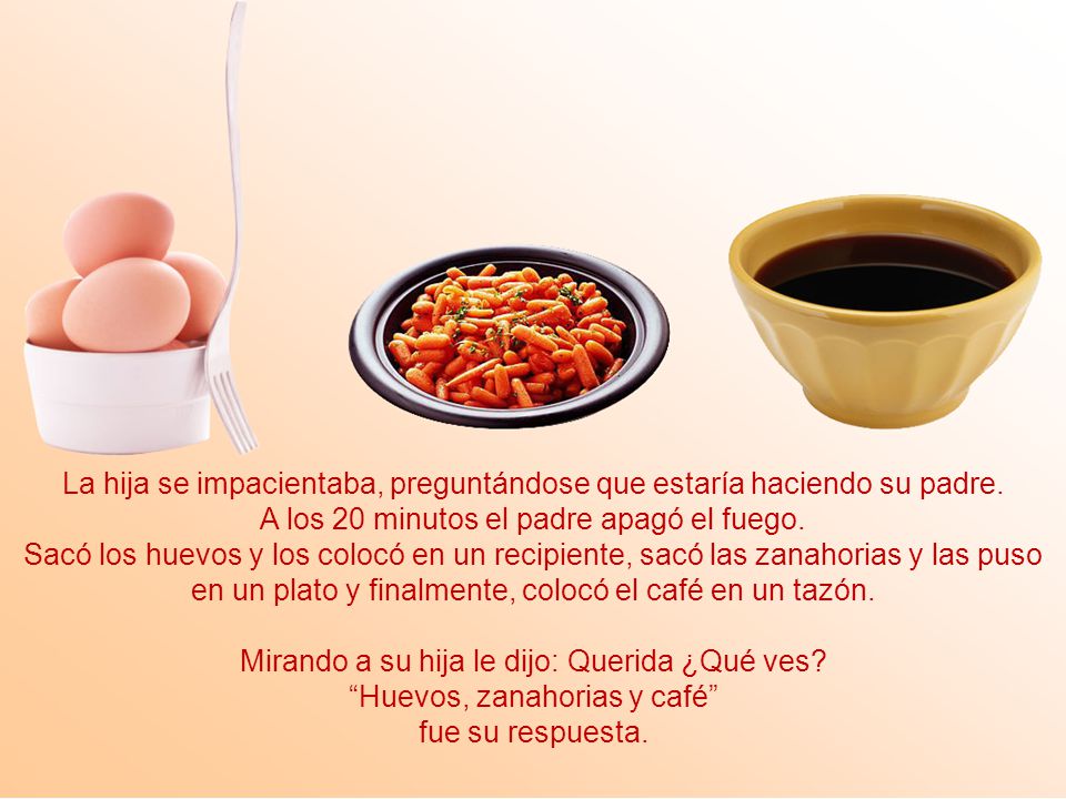 La hija se impacientaba, preguntándose que estaría haciendo su padre.