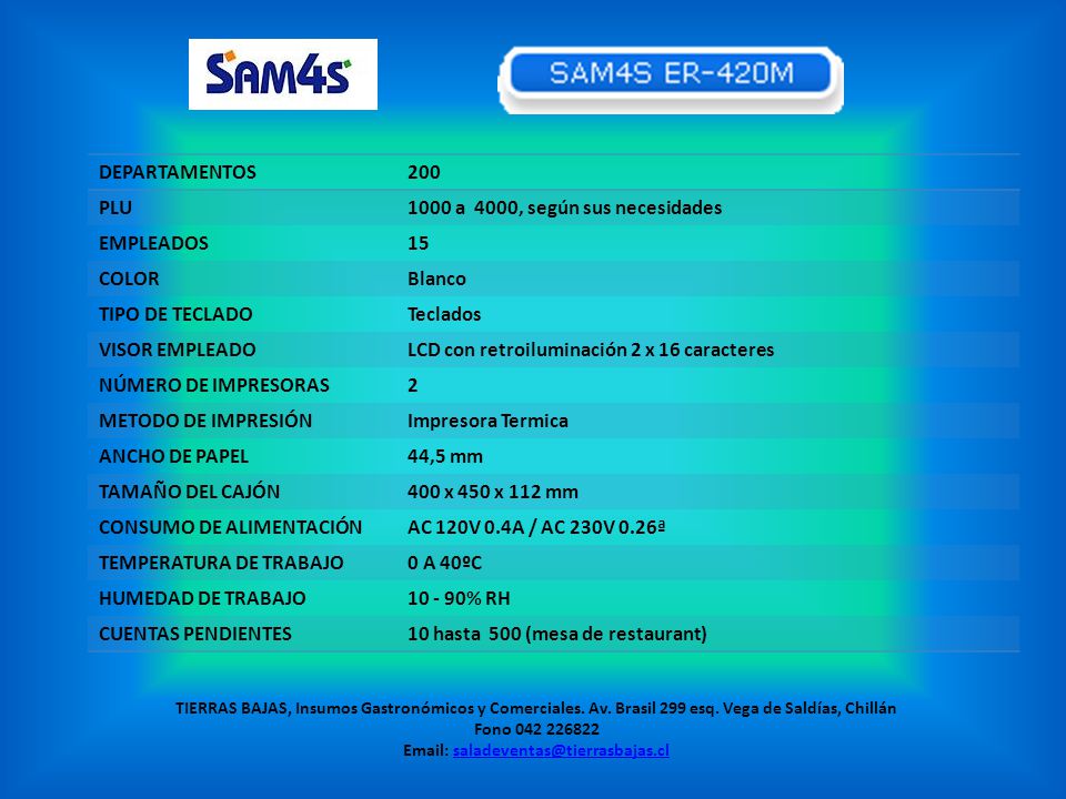 1000 a 4000, según sus necesidades EMPLEADOS 15 COLOR Blanco