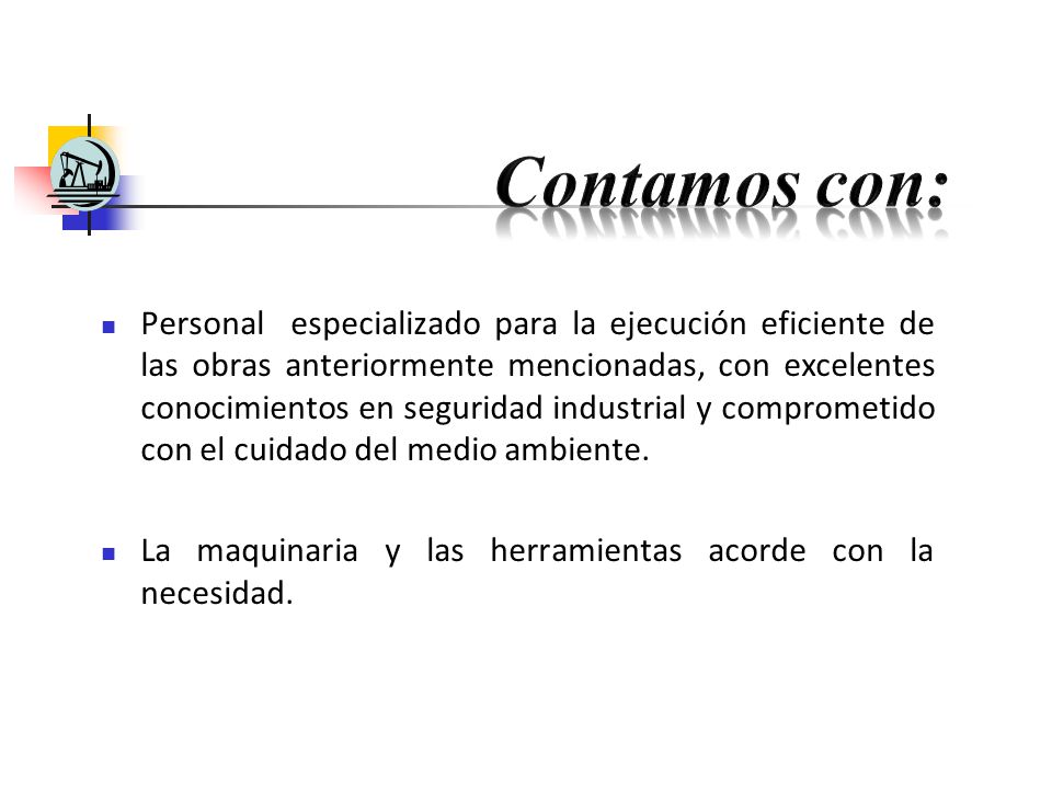 Contamos con: