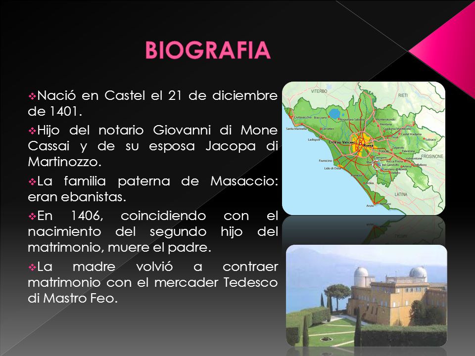 BIOGRAFIA Nació en Castel el 21 de diciembre de 1401.