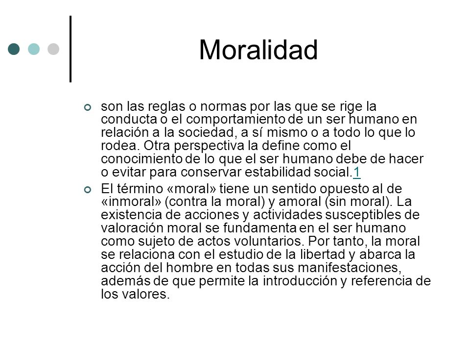 Moralidad