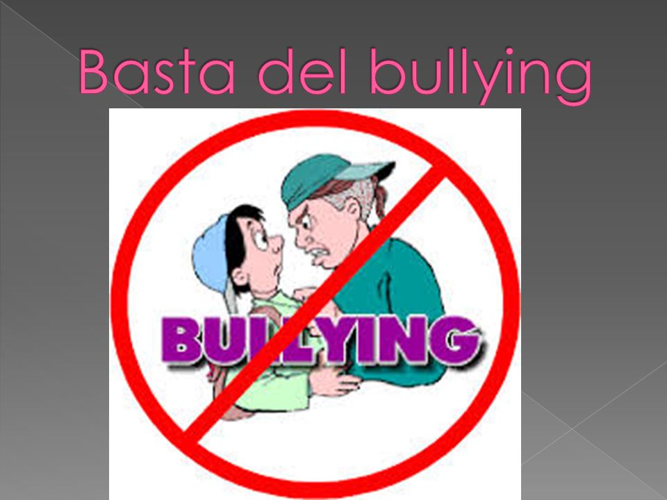 Basta del bullying