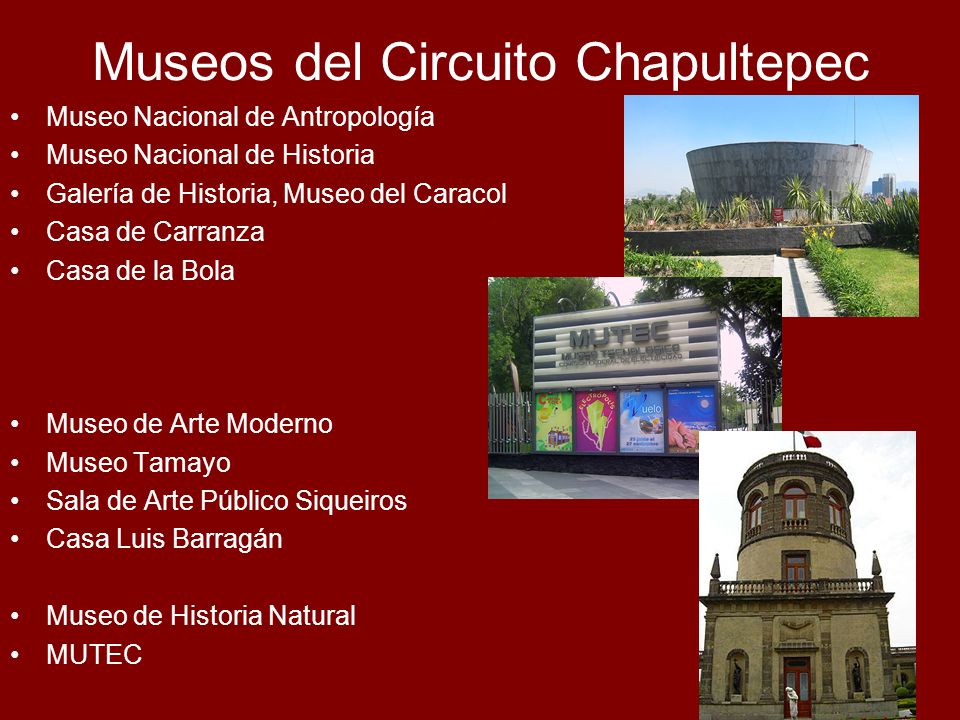 Museos del Circuito Chapultepec