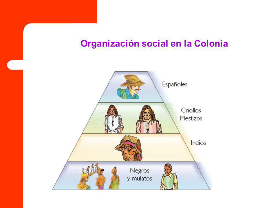 Organización social en la Colonia