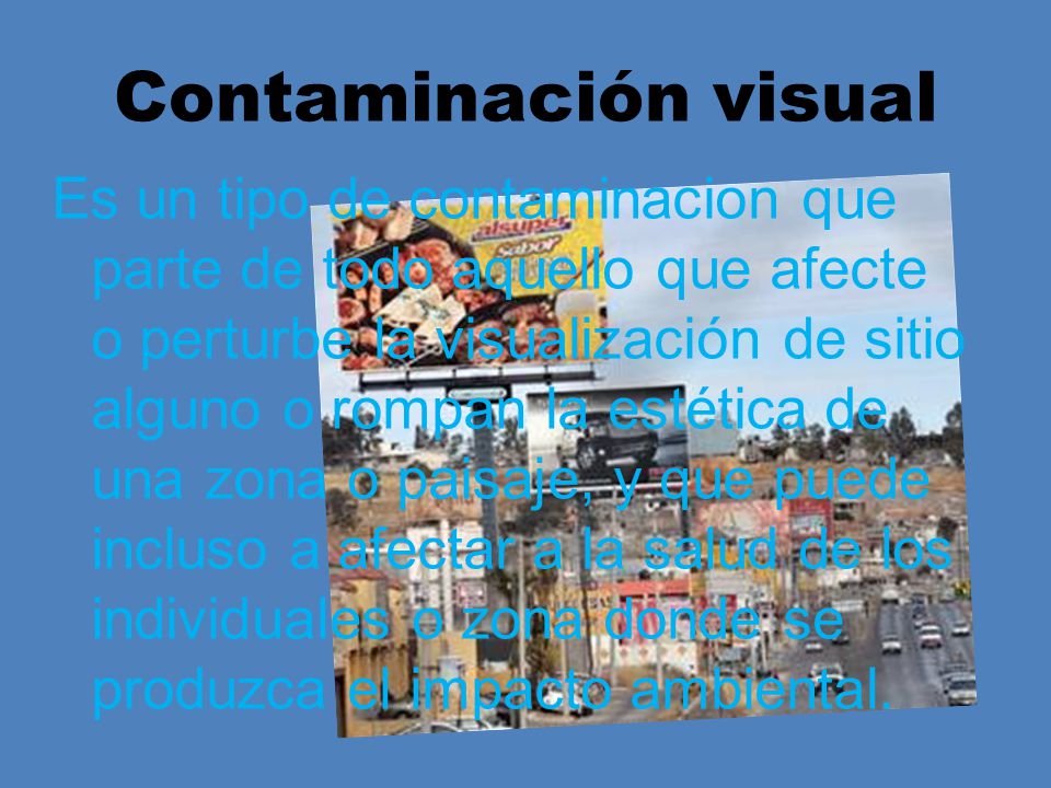 Contaminación visual