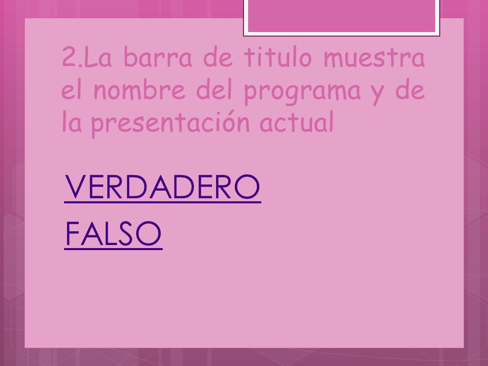 2.La barra de titulo muestra el nombre del programa y de la presentación actual