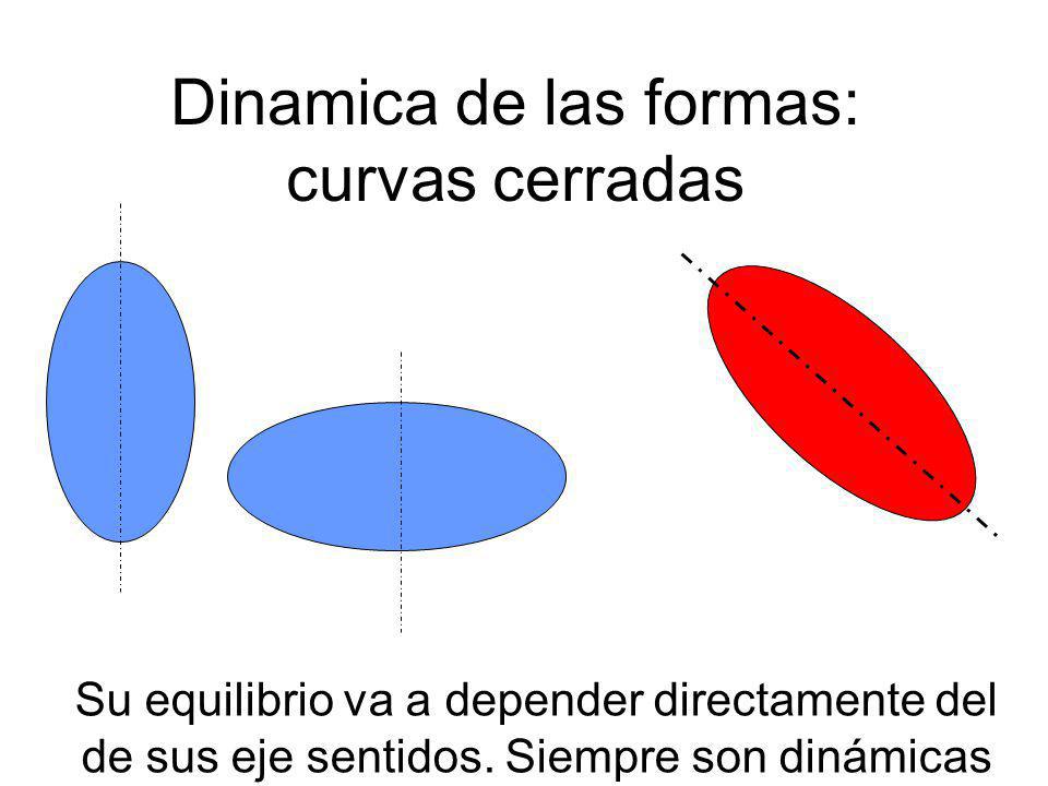 Dinamica de las formas: curvas cerradas