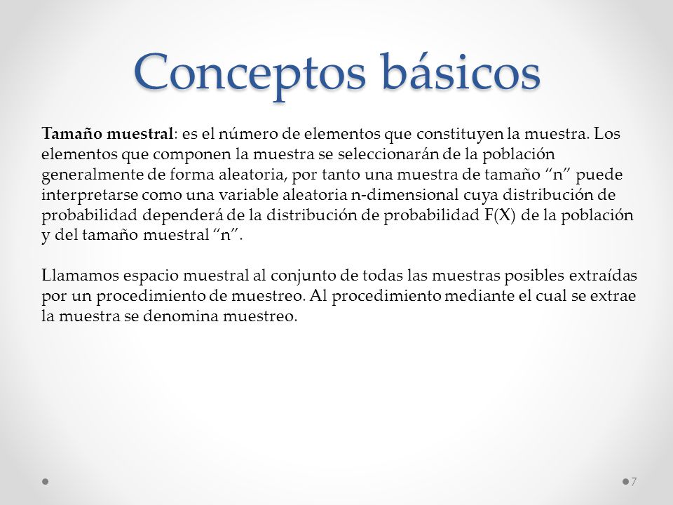 Conceptos básicos
