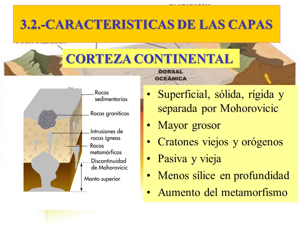 3.2.-CARACTERISTICAS DE LAS CAPAS