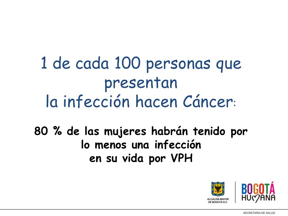 80 % de las mujeres habrán tenido por lo menos una infección