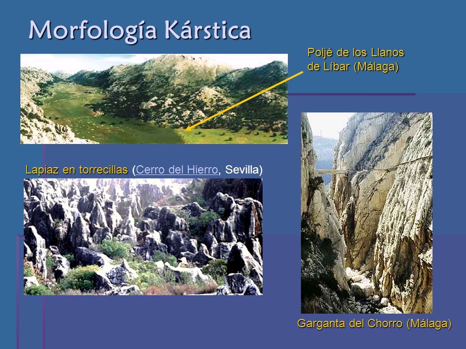 Morfología Kárstica Poljé de los Llanos de Líbar (Málaga)