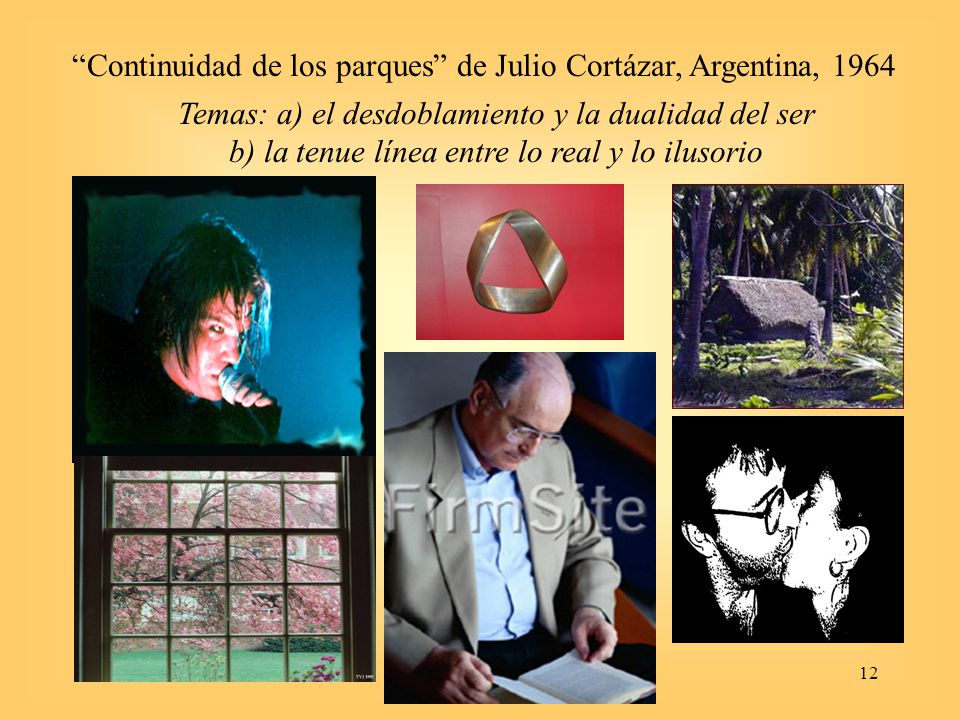 Continuidad de los parques de Julio Cortázar, Argentina, 1964