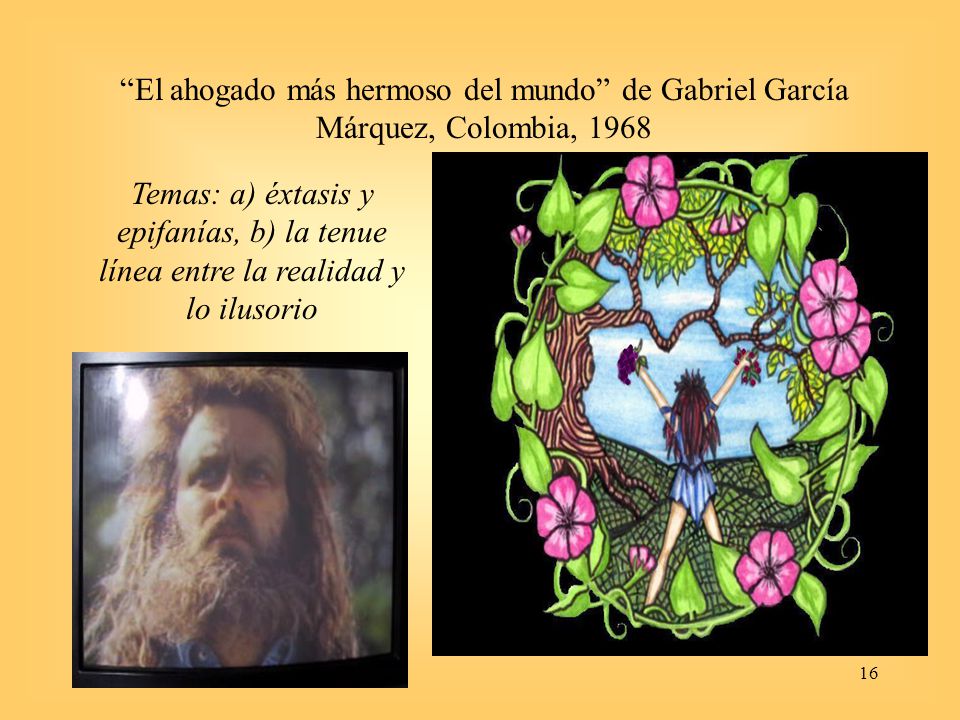 El ahogado más hermoso del mundo de Gabriel García Márquez, Colombia, 1968
