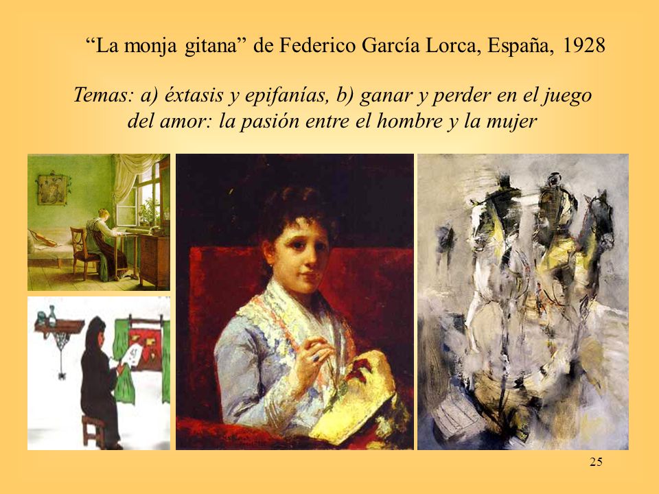 La monja gitana de Federico García Lorca, España, 1928