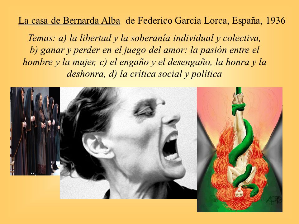 La casa de Bernarda Alba de Federico García Lorca, España, 1936