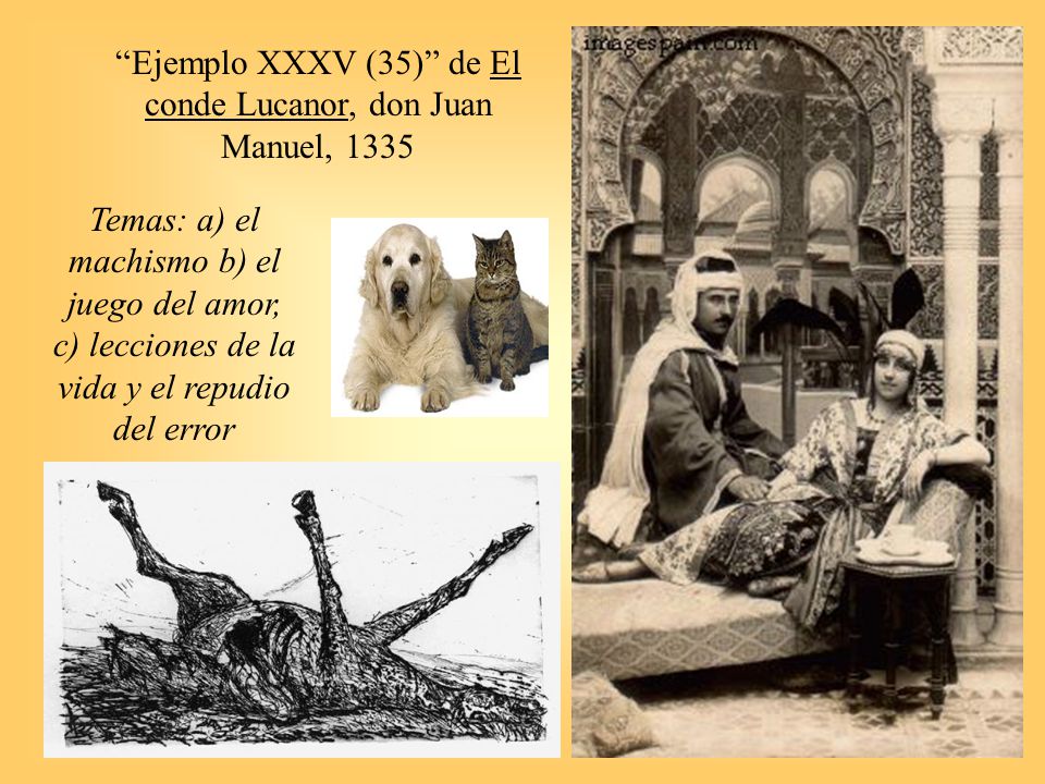 Ejemplo XXXV (35) de El conde Lucanor, don Juan Manuel, 1335