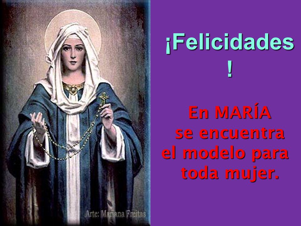 ¡Felicidades! En MARÍA se encuentra el modelo para toda mujer.