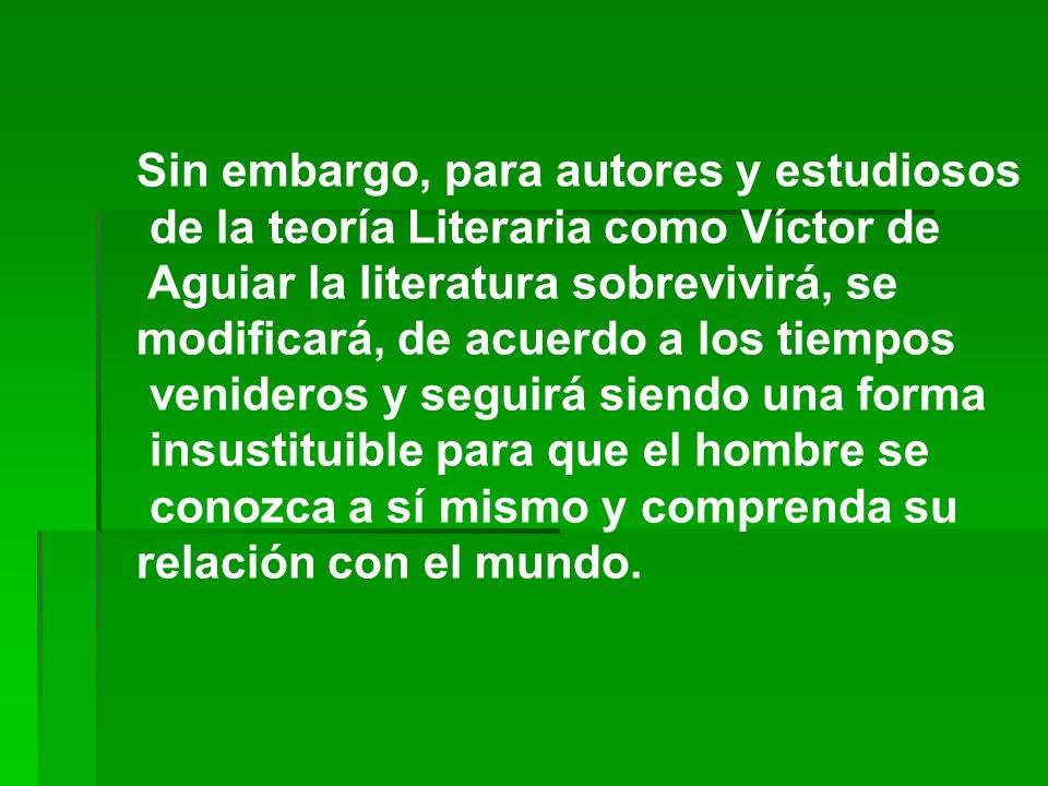 Sin embargo, para autores y estudiosos