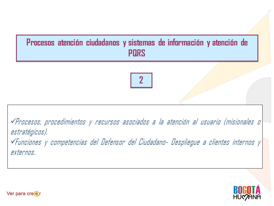 Procesos atención ciudadanos y sistemas de información y atención de PQRS