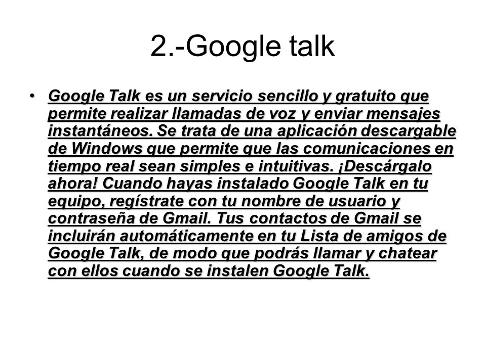 2.-Google talk