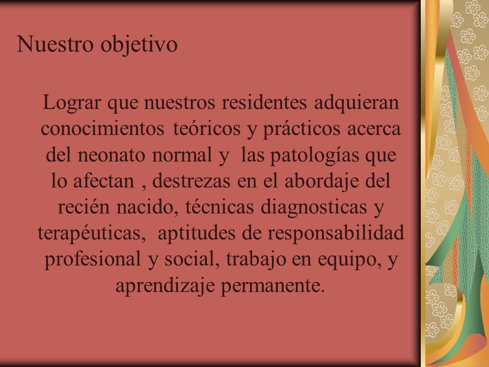 Nuestro objetivo