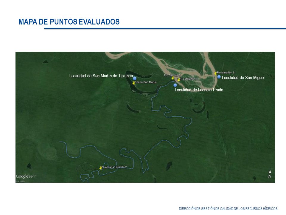 MAPA DE PUNTOS EVALUADOS