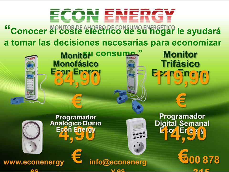 Conocer el coste eléctrico de su hogar le ayudará a tomar las decisiones necesarias para economizar su consumo.