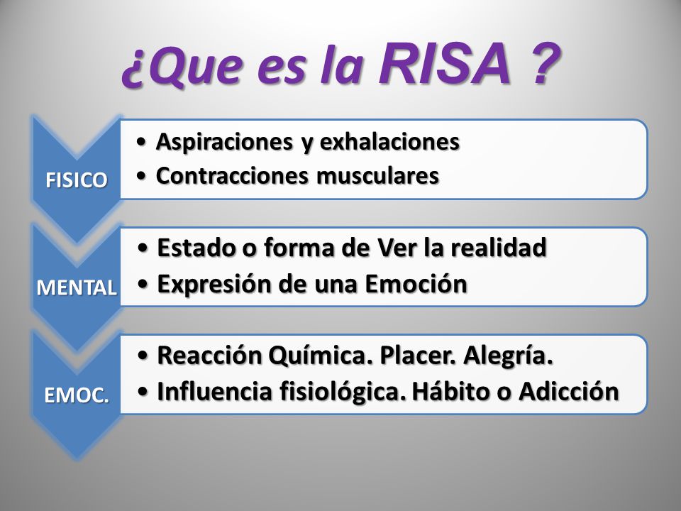 ¿Que es la RISA Estado o forma de Ver la realidad