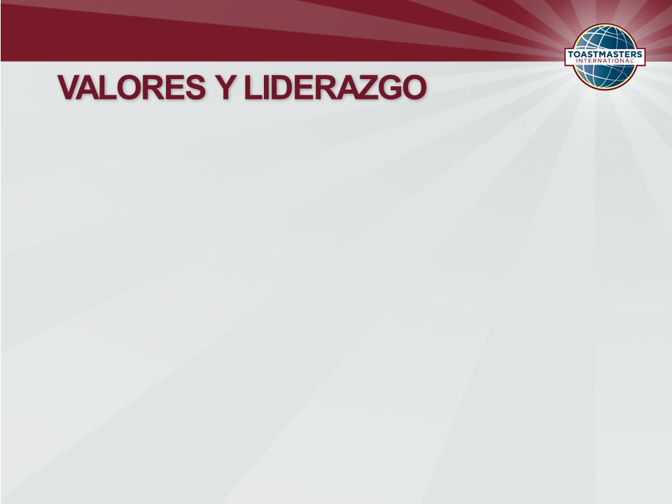 VALORES Y LIDERAZGO