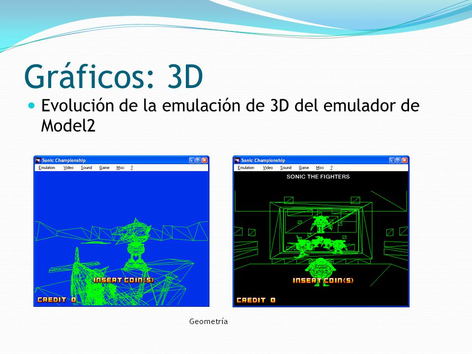 Gráficos: 3D Evolución de la emulación de 3D del emulador de Model2