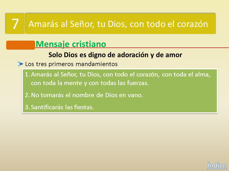 Solo Dios es digno de adoración y de amor
