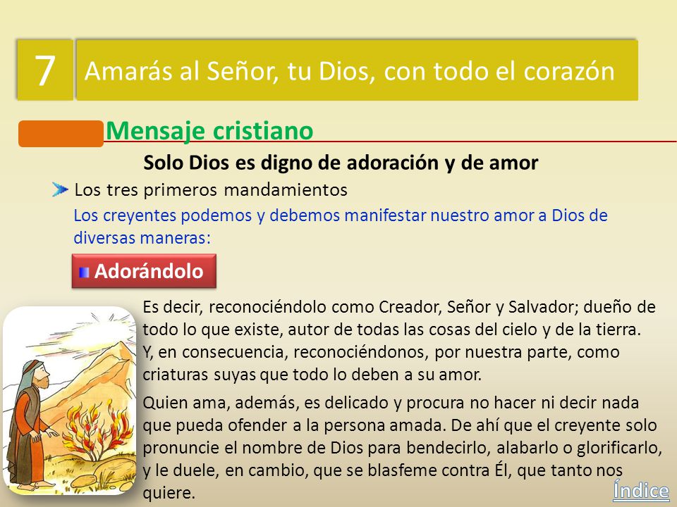 Solo Dios es digno de adoración y de amor