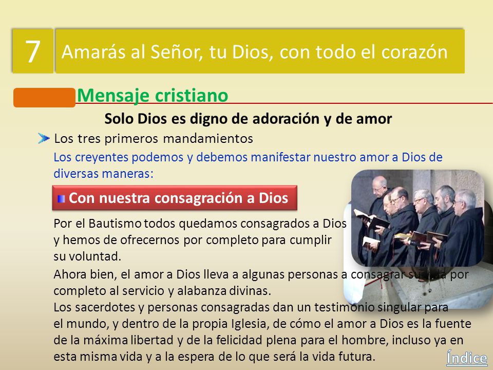 Solo Dios es digno de adoración y de amor